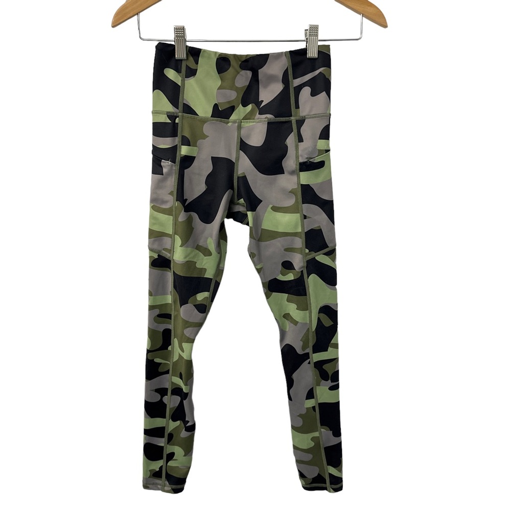 Zyia Active Camo Zipper Pocket Light n Tight 7/8 - Picture 1 of 15